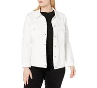 Gloria Vanderbilt Damen Amanda Übergröße Jeansjacke, Vintage-Weiß, S