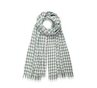 GLORIS Warmer Kaschmir Schal Herbst Winter Hahnentritt Schal/XL Stola Umschlagtuch Warm Pashmina Schals 200 * 70 cm. (Grün)