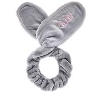 GLOV Bunny Ears Headband - 2in1 Hair Protecting Headband & Hair Tie - Grey