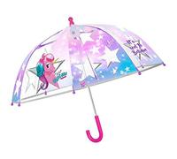 Regenschirm für Kinder, transparent und Einhorn - mit leuchtendem Rand - Regenschirm für Mädchen