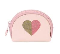Glowlab Hearts Geldbörse, kleine Geldbörse, XS, bequem und vielseitig, Qualität und Strapazierfähigkeit, 9,5 x 3 x 8 cm, Hellrosa, Hellrosa, Estándar, Lässig