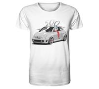 glstkrrn 500 Cinquecento Skulldriver T-Shirt, Regular, Unisex, White, S