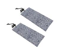 GLSTOY 2 Stück Canvas Roll up Stifteetui Großes Fassungsvermögen Langlebiges Segeltuch Mäppchen mit Bedrucktem Muster Praktische Aufbewahrung für Buntstifte und Zeichenstifte für