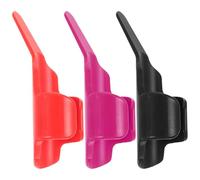 GLSTOY 3 Stück Nähfinger Fadenregler aus Robustem Kunststoff Fingerschutz für Präzises Nähen rutschfest Leicht und Kompakt Nähzubehör für Handarbeit und Quilten