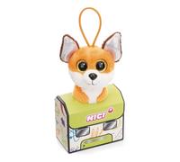 Glubschis Schultüte Schulranzen Kuscheltier Anhänger 9 cm, Fuchs Runizzi als Back to School Geschenk, Schlüsselanhänger mit großen Glitzeraugen (Runizzi)