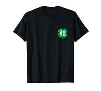 Glücksklee 2026 Viel Glück Silvester 26 Glücksbringer Klee T-Shirt