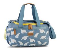 Glühwürmchen FABRIZIO Sporttasche Kinder Reisetasche blau rot grün 35 x 21 x 18 (Hellblau)