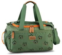 Glühwürmchen FABRIZIO Sporttasche Kinder Reisetasche blau rot grün 35 x 21 x 18 (Khaki/Schilf)