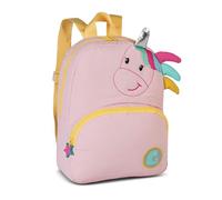 Glühwürmchen Kinderrucksack mit Tiermotiv, 180g leicht (Einhorn) | gepolsterter Rücken, 7L, 28x22x10 cm, RV-Hauptfach & Vortasche, verstellbare Gurte, ideal für Kindergarten Freizeit