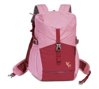 Fabrizio Outdoor-Kinderrucksack Reh – Leicht & robust, gepolsterte Träger, Brustgurt – Rosa