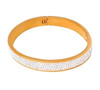 GMBYLBY Elegantes Armband aus Schlammdiamanten aus Stahl mit Federverschluss Armreif Vintage Königsdesign für Damen Modeschmuck Federverschluss Armreif Vintage Königsdesign für Damen