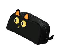 GMBYLBY Embroidered Polyester Pencil Case High Capacity Pencil Pouches Zippered Pen Storage Bag for School Offices Travel Daily Multi Compartment Planner Case
