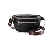 GMBYLBY Modische Schultertasche, lässig, Halbmond-Gürteltasche, Reise-Brusttasche, Crossbody-Tasche für Teenager, Mädchen, Frauen, Schwarz