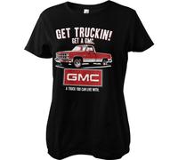 GMC Damen T-Shirt Get Truckin Girly Tee GM-5-GMC004-H57-1 Black-M