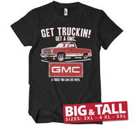 GMC T-Shirt Get Truckin Big & Tall T-Shirt GM-1-GMC004-H57-1 Black-4XL
