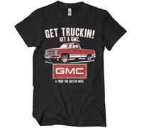 GMC T-Shirt Get Truckin T-Shirt GM-1-GMC004-H57-1 Black-S