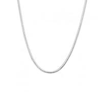 GMJGCIRVC Herrenschmuck 3mm 40 cm/45 cm/50 cm/55 cm/60 cm Silber Schlangenkette Halsketten Sterling Silber Silber Schmuck Halskette für Frauen