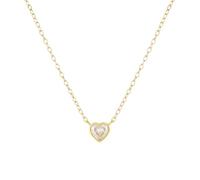 GMJGCIRVC Runde Herz-Anhänger-Halskette für Damen, Ketten-Choker-Halsketten, edler Schmuck, Halsbänder, hergestellt in China