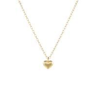 GMJGCIRVC Runde Herz-Anhänger-Halskette für Damen, Ketten-Choker-Halsketten, edler Schmuck, Halsbänder, hergestellt in China