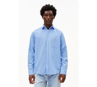 GMT DYE LEINENLANGARMHEMD | Leinen-Mix - blau (M)