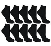 GNG Herren Business und Freizeitsocken aus Bamboo Fiber im 10er Pack, 80 Denier, Größe 45/47 (one size), Farbe je 10x schwarz