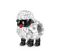 GNOCE Armband Charm Anmial für Sie, S925 Sterling Silber Bead Charm Fit Armband/Halskette für Frauen Mädchen Frau Tochter / Geschenk Schmuck, Inner Diameter 4.5mm, Sterling-Silber, Kein Edelstein