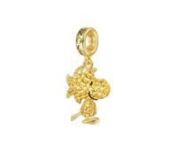 GNOCE Charm Anhänger Peanuts Snoopy Umarmung Woodstock Diamant Anhänger 925 Sterlingsilber Beads Charms für Frauen und Mädchen Schmuckgeschenk für Fans (Woodstock)