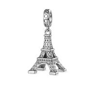 GNOCE Charm Anhänger Städte Serie - Eiffelturm Anhänger 925 Sterlingsilber Beads Charms für Frauen und Mädchen Schmuckgeschenk