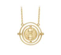 GNOCE Halskette Harry Potter Drehbarer Zeitumkehrer Halskette 925 Sterling Silber Geschenk Fit Armband Schmuck für Mädchen Kinder