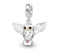 GNOCE Harry Potter, Hedwig, der Sprechende Hut, der Heiligtümer-des-Todes-Zauber Beads Charms 925 Sterlingsilber Beads Charms, passend für Armband für Frauen, Ehefrau, Tochter