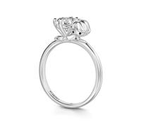 GNOCE Harry Potter und Ron Weasley Umarmung Moissanit-Rundschliff-Ring 925 Sterling Silber Geschenk Verlobungring Schmuckgeschenk für Damen (Ron Weasley, 8.5)