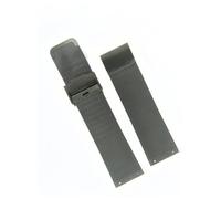 GNUFOPI Ersatz-Uhrenarmband, kompatibel mit Bering Unisex-Uhren mit schmalem Schraubarmband, 24 mm und 20 mm(Deep Grey)