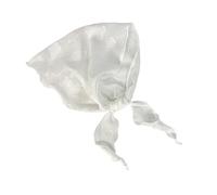 GNYVZXPLQ LaceHead-Schal, Atmungsaktiver dreieckiger Strandschal aus Spitze for Damen, mehrfarbig, mit Stickerei(White)