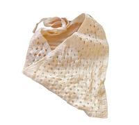 GNYVZXPLQ LaceHead-Schal, Böhmischer dreieckiger Haarschal aus weißer Baumwollspitze for Damen, 52,5 x 27 cm, gestrickt, Blumenmuster(Style1)