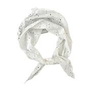 GNYVZXPLQ LaceHead-Schal, Dreieckiger Haarschal aus Spitze mit süßer Blume for Damen, mehrfarbig(Color-01)