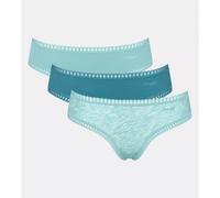 GO Crush C3P Hipster Damen Sloggi 3er-Pack - V007 Türkis - Größe L 40