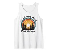 Go, Explore, More Trail Therapy Retro, Camping Outdoor Tank Top