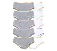 Jazz-Pants Slips PETITE FLEUR Gr. 44/46, 10 St., weiß Damen Unterhosen Jazzpants aus elastischer Baumwolle (867212-44)