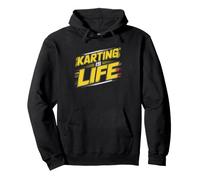 Go Kart Fahrer Pullover Hoodie
