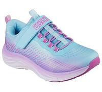 Sneaker SKECHERS KIDS "GO-RUN ACCELERATE", Kinder, Gr. 32, bunt (hellblau, violett), Textil, Lederimitat, Glitzer, sportlich, Schuhe, Sneaker mit Klettverschluss, Glitzer, Größenschablone zum Download