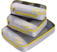 Go Travel Triple Packing Cubes Yellow OneSize