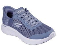 Skechers GO WALK Flex Damen-Sneaker, Hands Free Slip-Ins mit großem Einstieg, Blau, 42 EU