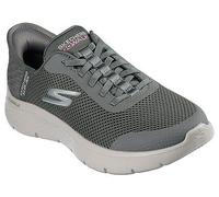 Skechers Damen Go Walk Flex Grand Entry Slip-On, Olivfarbener Textilbesatz, 39 EU