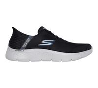 SKECHERS Herren Slipper GO WALK FLEX-HANDS UP BLACK GRAY - Gr. - 45