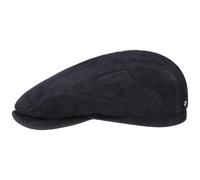 Goat Suede Flatcap by Stetson dunkelblau 58 cm