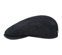 Goat Suede Flatcap by Stetson dunkelblau 59 cm
