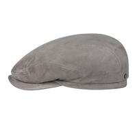 Goat Suede Flatcap by Stetson grau 58 cm