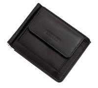 GoBago Geldclip Dollarclip Herren Geldbörse Portemonnaie Geldbeutel (Schwarz)