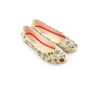 Goby Ballerinas in Beige - Größe 42 | Damen Ballerinas