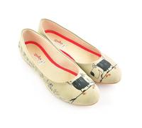 GOBY Damen Ballerinas - Bequeme Slip-On-Ballettschuhe - Damenschuhe für Spaziergänge - Komfortable weiche Damen-Fußbekleidung & lässige Ballettschuhe